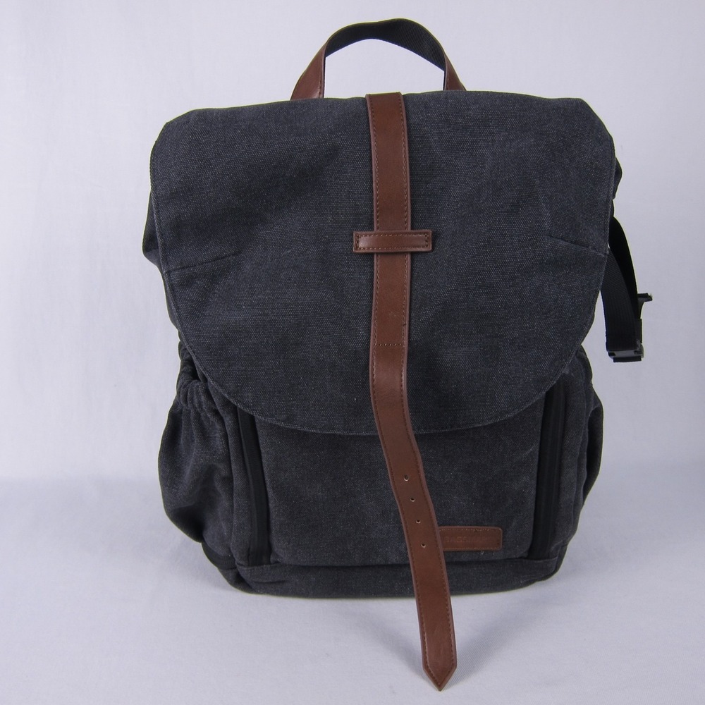 Bagsmart Anniston 15" DSLR Camera Backpack Grey Canvas